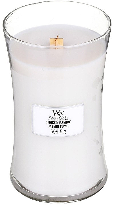 Scented Candle in Glass - WoodWick Hourglass Candle Smoked Jasmine — photo N3