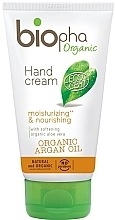 Fragrances, Perfumes, Cosmetics Moisturizing Argan Hand Cream - Biopha Organic Argan Oil Hand Cream