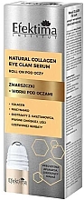 Eye Roller 'Wrinkles + Puffiness' - Efektima Natural Collagen Wrinkles + Bags Under Eyes Roll On Eye Glam Serum — photo N2