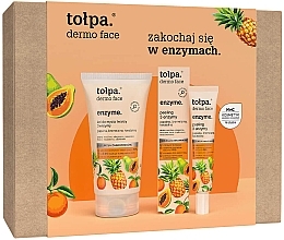 Fragrances, Perfumes, Cosmetics Set - Tolpa Dermo Enzyme (f/gel/150ml + f/peel/40ml)