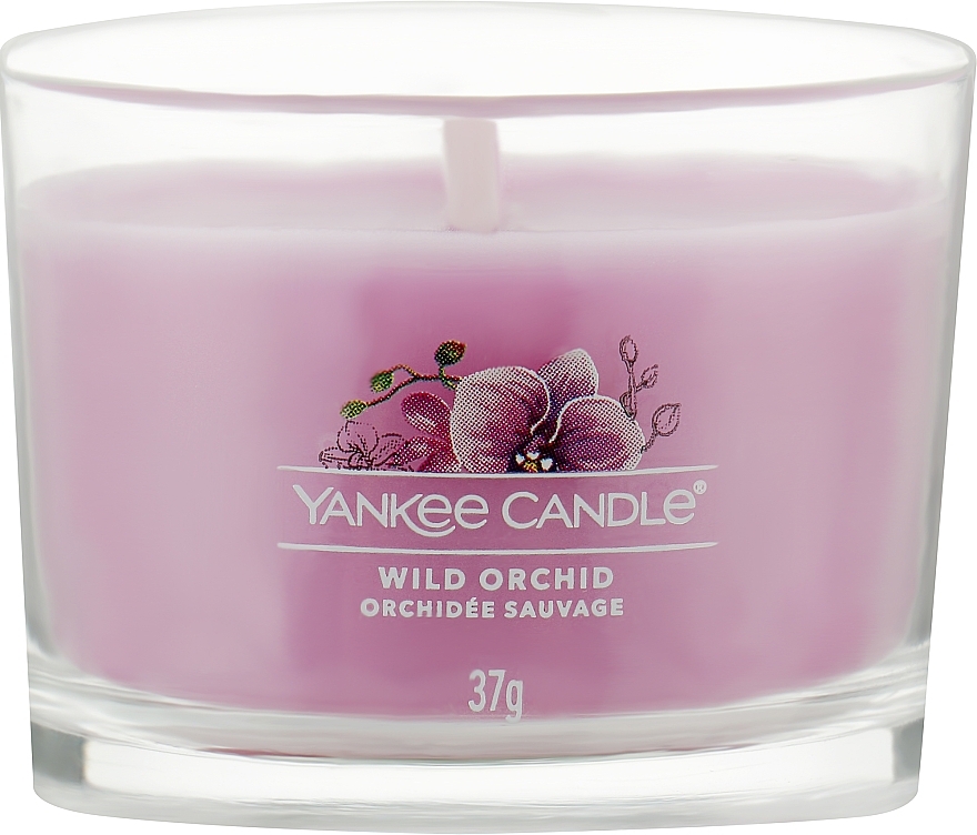 Scented Candle Set "Wild Orchid" - Yankee Candle Wild Orchid (candle/3x37g) — photo N2