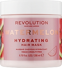 Fragrances, Perfumes, Cosmetics Moisturizing Hair Mask 'Watermelon' - Makeup Revolution Watermelon Hydrating Hair Mask