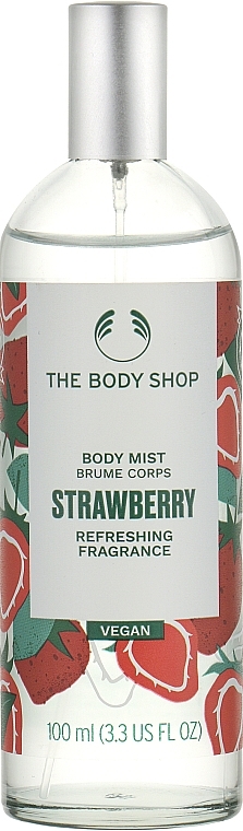 Body Mist - The Body Shop Strawberry Body Mist Vegan — photo N1