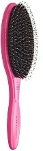 Hair Brush - Olivia Garden Expert Care Oval Boar&Nylon Bristles Pink — photo N2