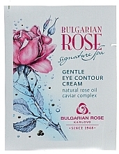 Fragrances, Perfumes, Cosmetics Delicate Eye Cream - Bulgarian Rose Signature Spa Gentle Eye Contour Cream (sample)