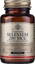 Dietary Supplement - Solgar Selenium 200 mcg — photo N3