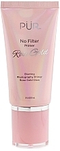 Face Primer - Pur No Filter Blurring Photography Primer Rose Gold Glow — photo N5