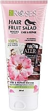 Rose, Chocolate & Yogurt Hair Mask - Nature of Agiva Roses Hair Fruit Salad Hair Mask — photo N2