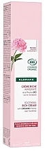 Fragrances, Perfumes, Cosmetics Peony Face Cream for Sensitive & Dry Skin - Klorane Peony Rich Soothing Cream