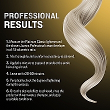 Hair Bleach - Joanna Professional Platinum Classic Lightener (sachet) — photo N4