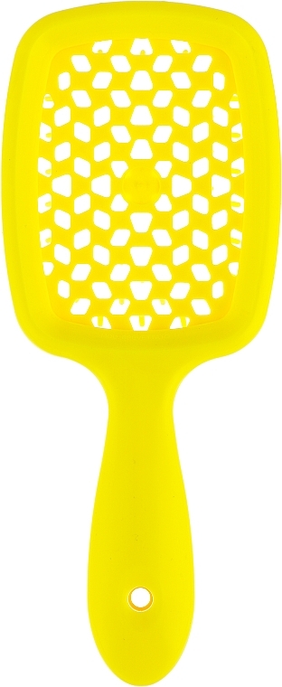 Hair Brush, neon yellow - Janeke Small Superbrush Neon Yellow — photo N15