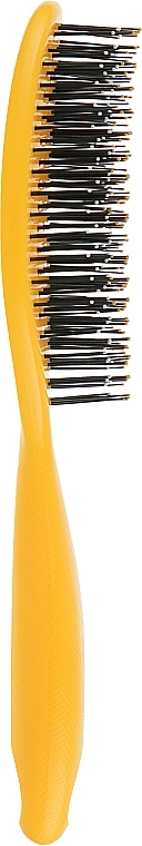 Hair Brush "Spider", 12 rows, glossy, yellow - I Love My Hair — photo N30