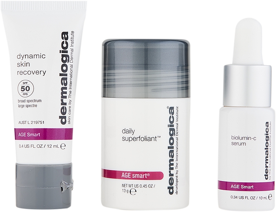 Set - Dermalogica Age Defense Kit (powder/13ml + ser/10ml + cr/12ml) — photo N2