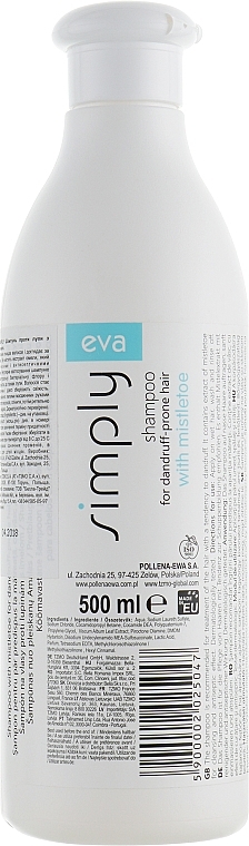 Anti-Dandruff Shampoo with Mistletoe Extract - Eva Simply Shampoo — photo N26