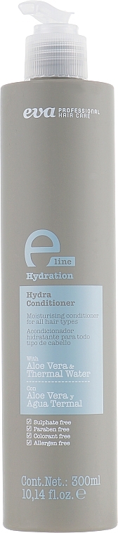 Moisturizing Conditioner for All Hair Types - Eva Professional E-line Hydration Conditioner — photo N1