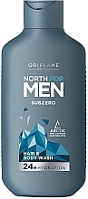 Fragrances, Perfumes, Cosmetics Hair and Body Shampoo - Oriflame North For Men Subzero