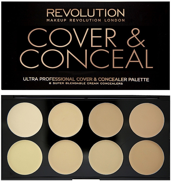Face Concealer - Makeup Revolution Ultra Cover and Conceal Palette — photo N5