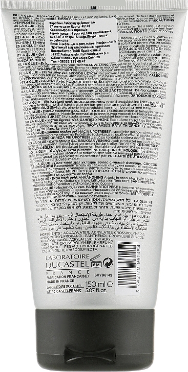 Hair Styling Gel - Laboratoire Ducastel Subtil XY Men Extra Strong Gel — photo N31