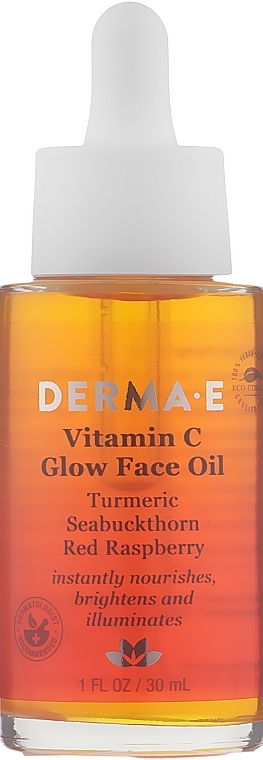 Glow Face Oil with Vitamin C - Derma E Vitamin C Glow Face Oil — photo N1