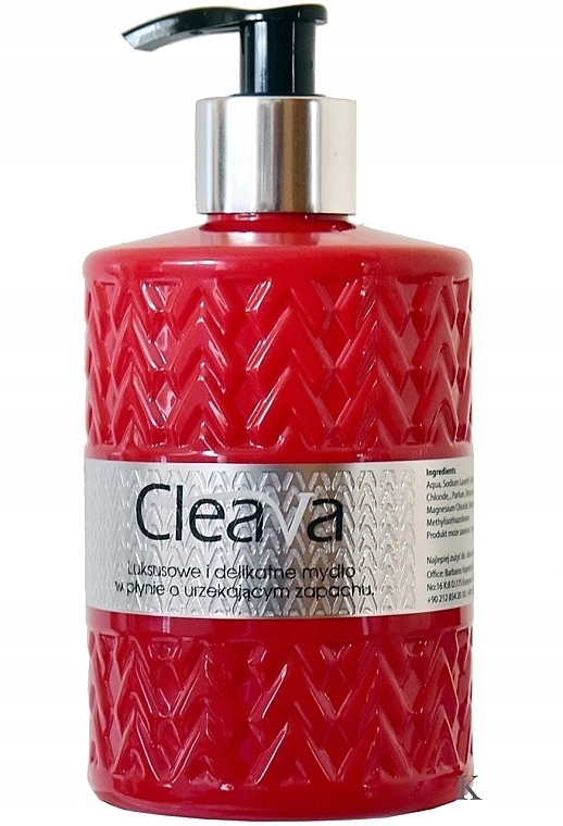 Liquid Hand Soap - Cleava Red Soap — photo N2