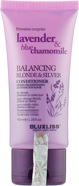 Blonde Conditioner - Luxliss Balancing Blonde & Silver Conditioner — photo N10