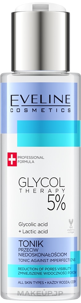 Face Tonic 5% - Eveline Glycol Therapy Tonik Przeciw Niedoskonałościom 5%  — photo 110 ml