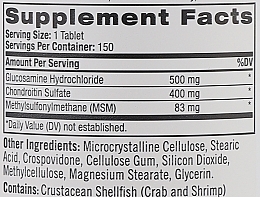 Glucosamine, Chondroitin & MSM - Natrol Glucosamine, Chondroitin & MSM — photo N5