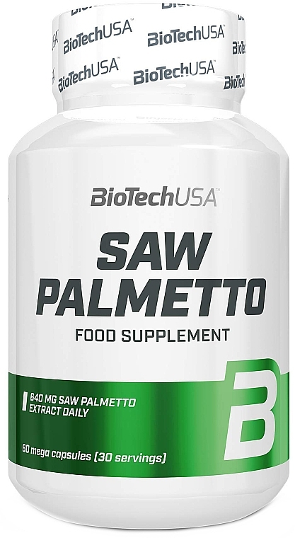 Saw Palmetto Extract Dietary Supplement - BioTechUSA Saw Palmetto — photo N1