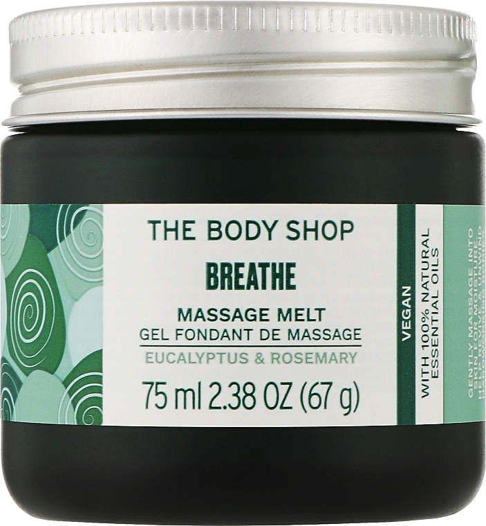 Eucalyptus & Rosemary Massage Gel - The Body Shop Breathe Massage Melt — photo N7