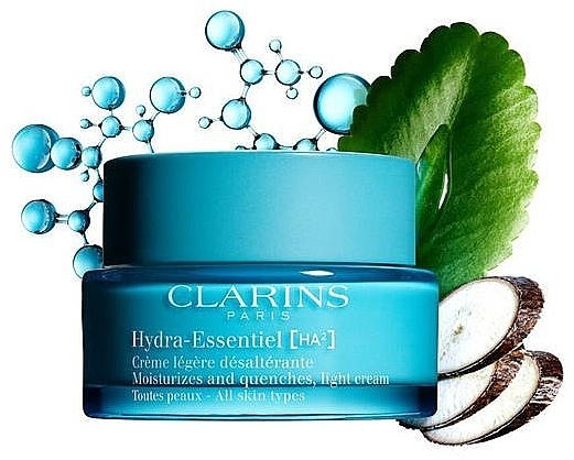 Face & Neck Cream - Clarins Hydra Essentiel Light Moisturizing Cream HA — photo N4