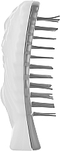 Hair Brush, white and grey - Tangle Angel Compact Re:born White/Silver — photo N3