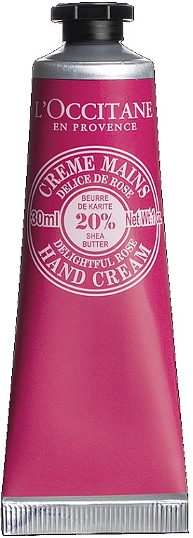 Hand Cream "Shea Butter & Rose" - L'Occitane Shea Butter Delightful Rose Hand Cream — photo N3