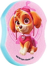 Kids Bath Sponge "Paw Patrol", pink-blue, variant 1 - Suavipiel Paw Patrol Bath Sponge — photo N1