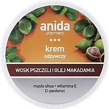 Fragrances, Perfumes, Cosmetics Beeswax and Macadamia Oil Nourishing Cream - Anida Pharmacy Nourishing Cream