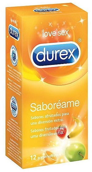 Condoms, 12 pcs - Durex Saboreame — photo N5
