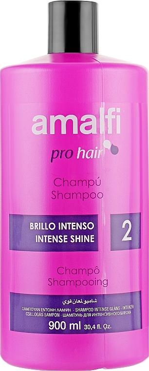 Professional Silk Protein Shampoo "Shine & Brightness" - Amalfi Shampoo — photo N1