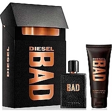 Fragrances, Perfumes, Cosmetics Diesel Bad - Set (edt/75ml + sh/gel/100ml)