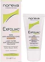 Fragrances, Perfumes, Cosmetics Mattifying Tinting Cream - Noreva Laboratoires Exfoliac Soin Anti-Imperfections