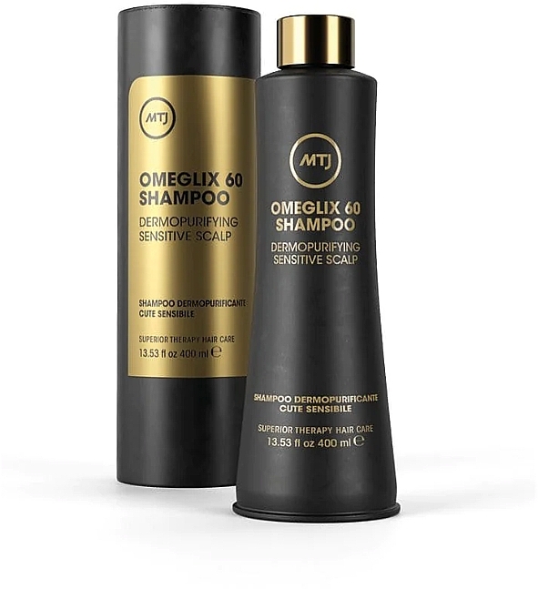 Anti-Flaking Scalp Shampoo - MTJ Cosmetics Superior Therapy Omeglix 60 Shampoo — photo N1