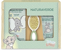 Set - Naturaverde Disney Baby (sh/gel/200ml + b/cr/100ml + brush/1pc) — photo N1