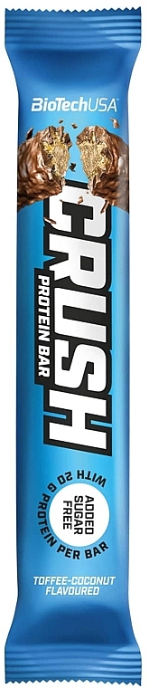 Protein Bar "Coconut-Caramel" - BiotechUSA Crush Bar Toffe Coconut — photo N2