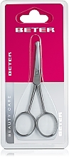 Curved Manicure Nail Scissors, stain steel - Beter Beauty Care — photo N1