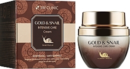 Fragrances, Perfumes, Cosmetics Intensive Face Cream - 3W Clinic Clinic Gold & Snail Intensive Care