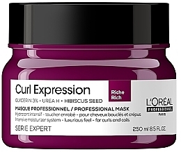 Fragrances, Perfumes, Cosmetics Intensive Moisturizing Hair Mask - L'Oreal Professionnel Serie Expert Curl Expression Intensive Moisturizer Rich Mask