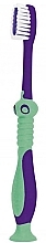 Dino Soft Toothbrush M66, purple-green - Mattes Rebi-Dental Dino Tothbrush — photo N1