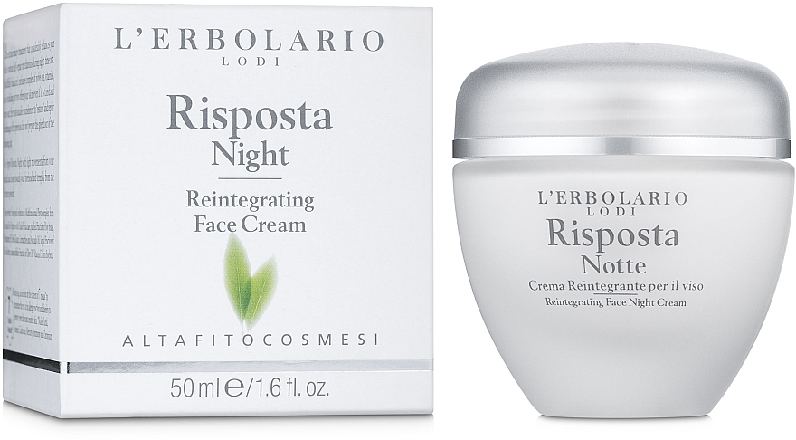 Intensive Night Face Cream - L'erbolario Crema Risposta Notte — photo N3