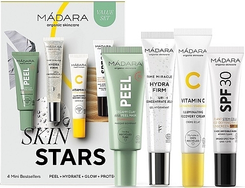 Set - Madara Cosmetics Skin Stars Mini (f/mask/17ml + f/gel/15ml + f/cr/15ml + f/cr/10ml) — photo N1