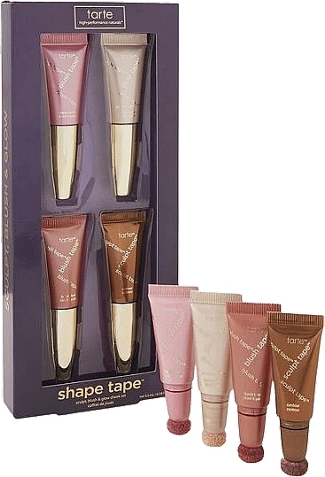 Set - Tarte Cosmetics Set (blush/2*5,5ml + cont/5,5ml + highl/5,5ml) — photo N1