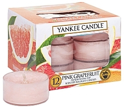 Fragrances, Perfumes, Cosmetics Tea Light Candles - Yankee Candle Scented Tea Light Candles Pink Grapefruit