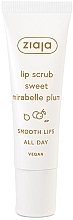 Fragrances, Perfumes, Cosmetics Lip Scrub 'Sweet Mirabelle', tube - Ziaja Lip Scrub Mirabelle Plum